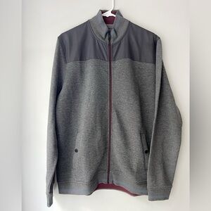 Ted Baker London Men’s Sardin Quilted Jacket Full Zip Gray Size 5